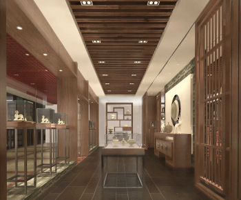 New Chinese Style Exhibition Hall-ID:257260081