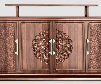 New Chinese Style Entrance Cabinet-ID:128066067