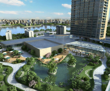 Modern Architectural Bird's-eye View Planning-ID:118660974