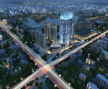Modern Architectural Bird's-eye View Planning-ID:103156093