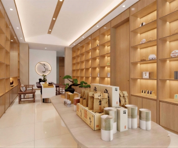 New Chinese Style Tea Shop-ID:599383125