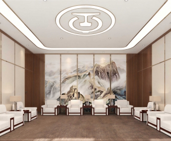 New Chinese Style Meeting Room-ID:348494058