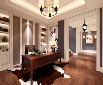Simple European Style Study Space-ID:311893941