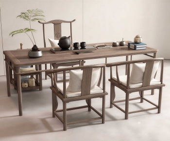 New Chinese Style Tea Tables And Chairs-ID:187079917