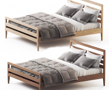 Modern Double Bed-ID:373832949