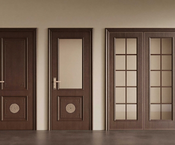 New Chinese Style Single Door-ID:183901078
