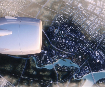 Modern Architectural Bird's-eye View Planning-ID:221400985