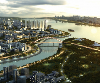 Modern Architectural Bird's-eye View Planning-ID:475147019