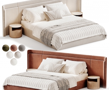 Modern Double Bed-ID:359780856