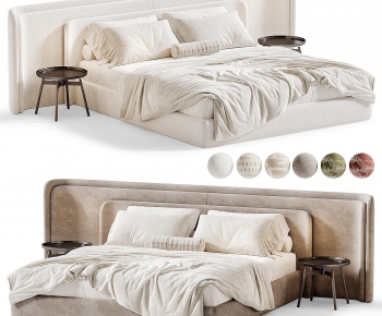 Modern Double Bed-ID:598859077