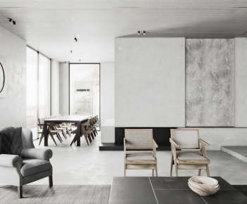 Wabi-sabi Style A Living Room-ID:679557093