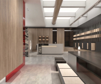 Modern Exhibition Hall-ID:749703889
