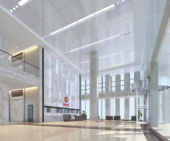 Modern Office Reception Desk-ID:538146024