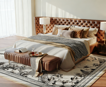 Modern Double Bed-ID:481977941