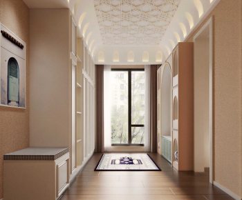 Modern Clothes Storage Area-ID:243381989