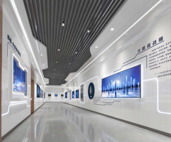 Modern Exhibition Hall-ID:504923116