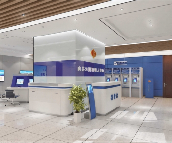 Modern Office Reception Desk-ID:285636904
