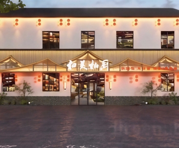 New Chinese Style Facade Element-ID:699562072