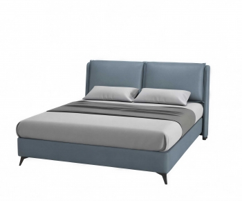Modern Double Bed-ID:618383888