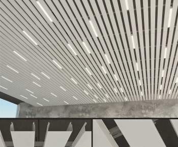 Modern Suspended Ceiling-ID:335006007