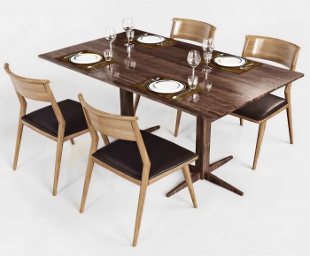 Modern Dining Table And Chairs-ID:383579971