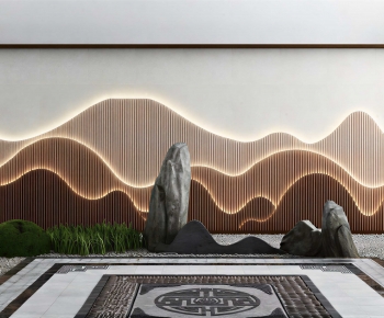 New Chinese Style Rockery Waterscape-ID:311029044
