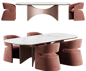 Modern Dining Table And Chairs-ID:195214037