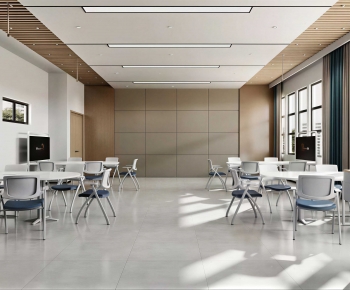 Modern School Classrooms-ID:490154985