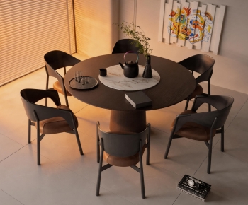 Modern Dining Table And Chairs-ID:751526125