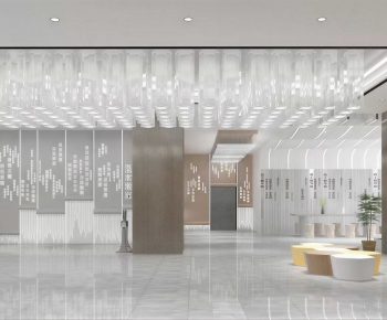 Modern Office Reception Desk-ID:268095024
