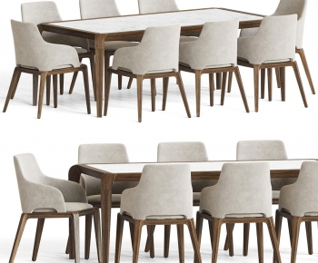 Modern Dining Table And Chairs-ID:924370058