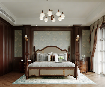 American Style Bedroom-ID:598909936