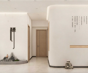 New Chinese Style Hallway-ID:986776119