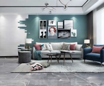 Nordic Style A Living Room-ID:670567999