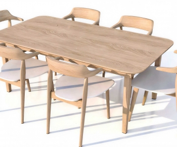 Nordic Style Dining Table And Chairs-ID:245054014