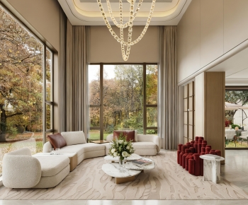 Modern A Living Room-ID:852674014