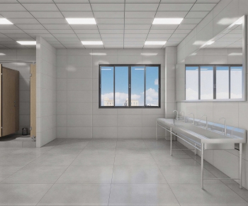 Modern Public Toilet-ID:990560111