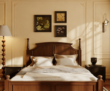 American Style Double Bed-ID:545063976
