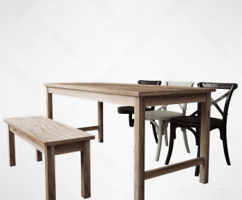 Modern Dining Table And Chairs-ID:884524112