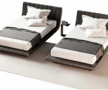 Modern Single Bed-ID:702332026