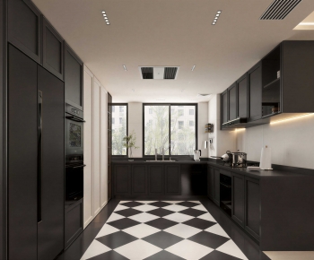 French Style Open Kitchen-ID:801590929