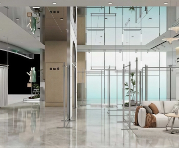 Modern Exhibition Hall-ID:676227099