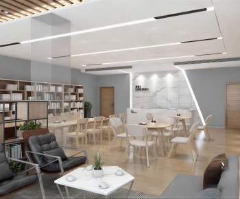 Modern Office Rest Area-ID:497042898