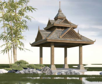 Southeast Asian Style Building Component-ID:479691059