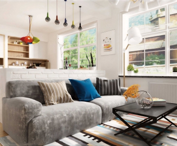 Nordic Style A Living Room-ID:907990937