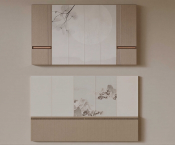 New Chinese Style TV Wall-ID:147769931