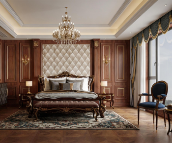 European Style Bedroom-ID:345240122