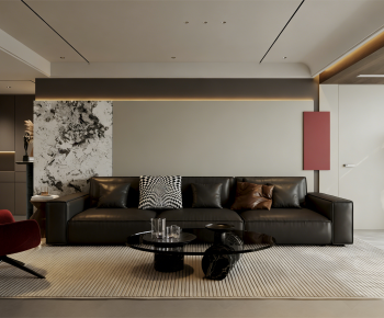 Modern A Living Room-ID:624362952