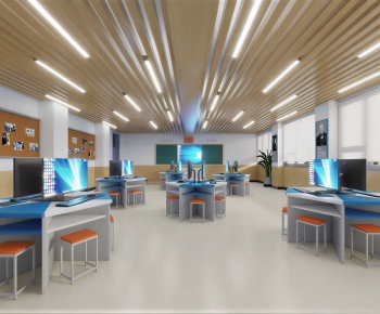 Modern School Classrooms-ID:148699059