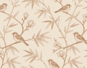 ModernAnimal And Plant Pattern Wallpaper